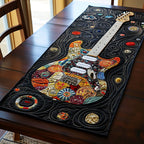 Guitar Melody Patchwork Table Runner