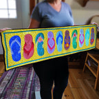 Colorful Flip Flops Table Runner