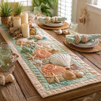 Coral Breeze Table Runner
