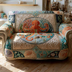 Coral Octopus Sofa Cover