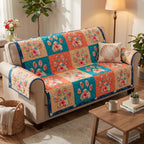 Coral Paws Sofa Cover