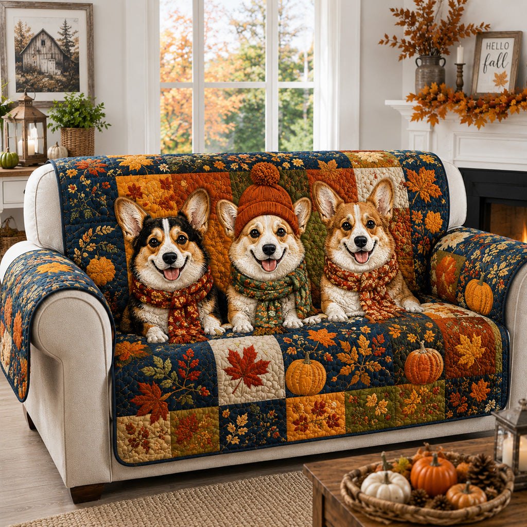 Corgi Ember Twilight Sofa Cover