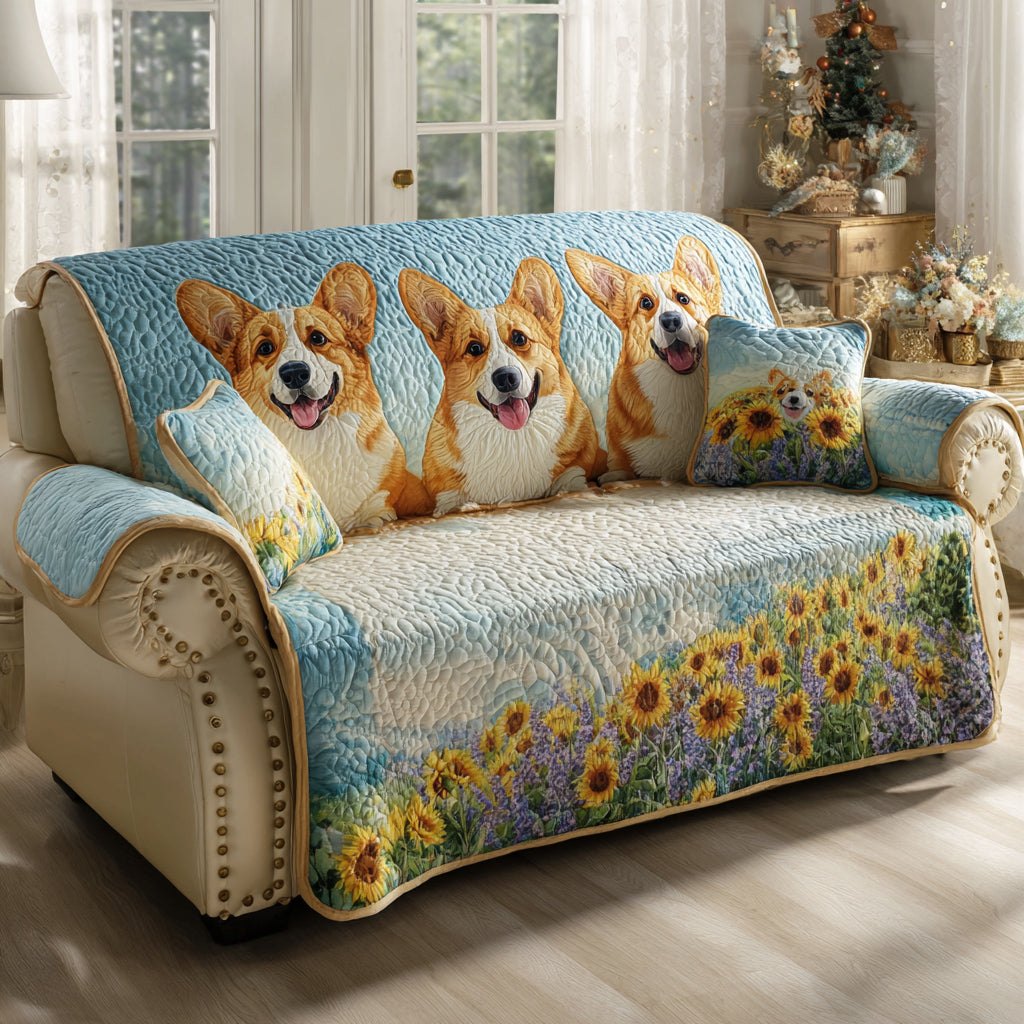 Corgi Haven Sofa Cover