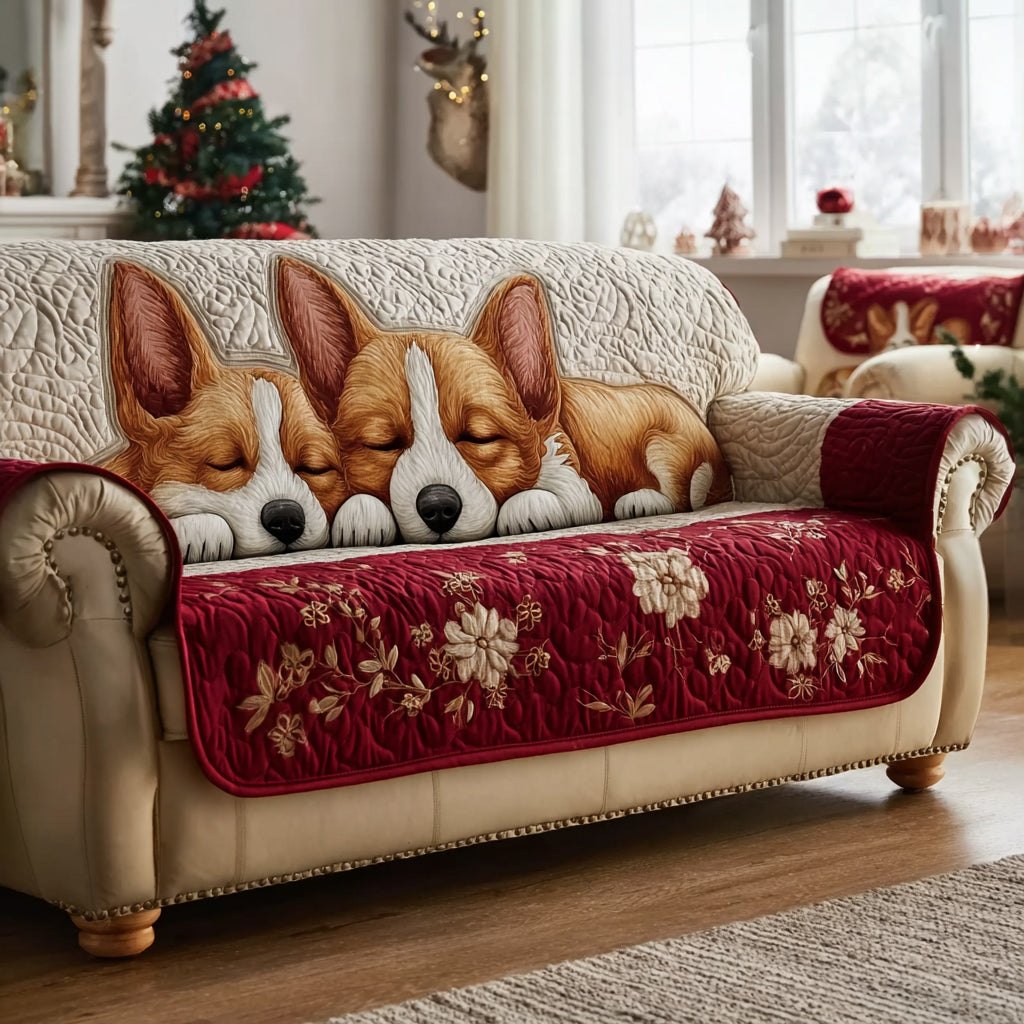 Corgi Joy Sofa Cover