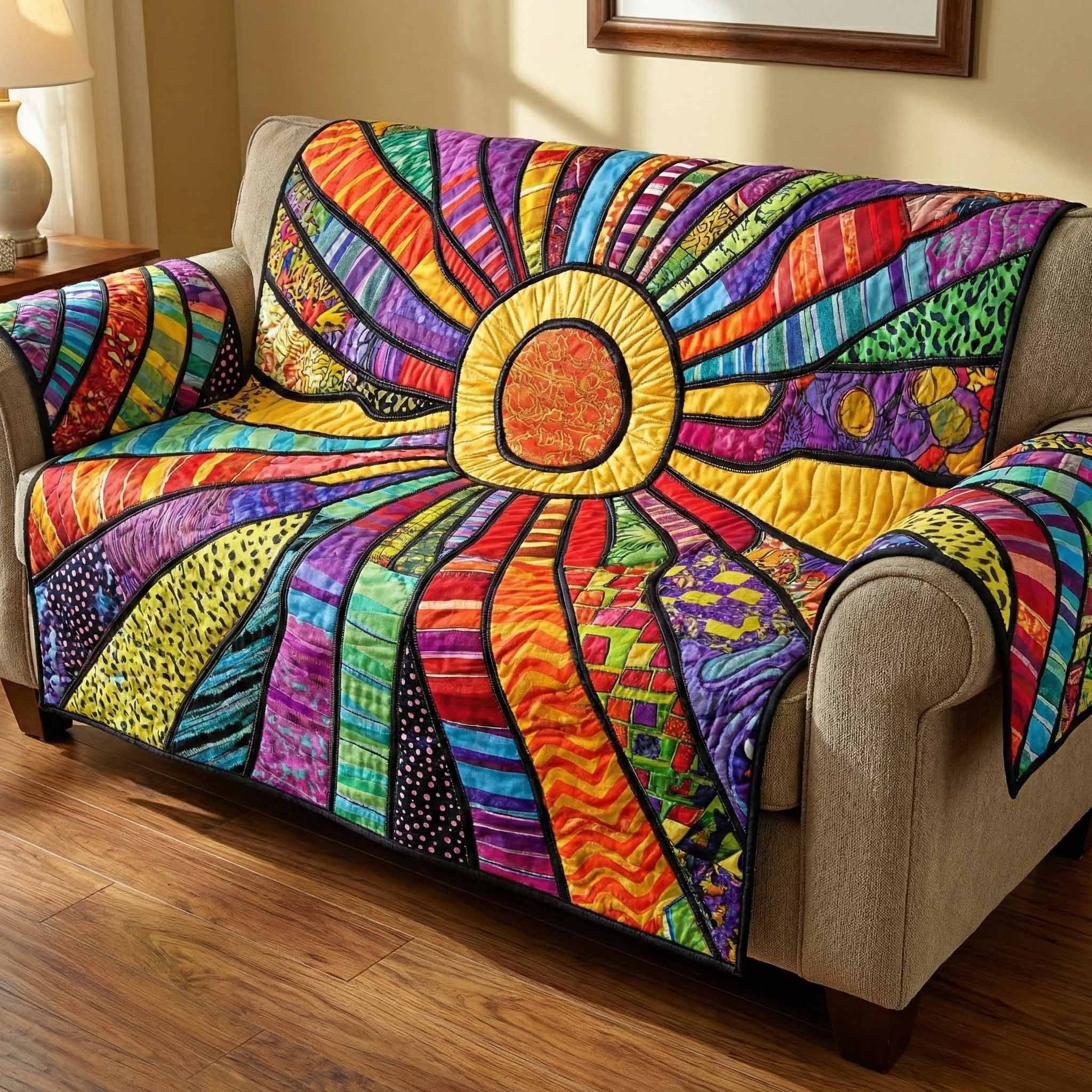 Cosmic Rays Sofa Cover