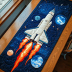 Cosmic Rocket Table Runner