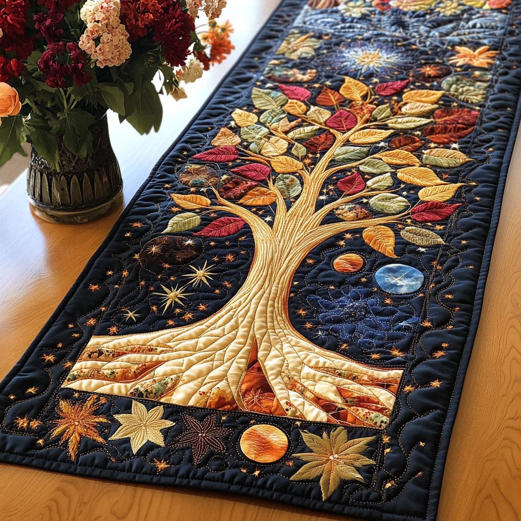 Cosmic Tree Table Runner