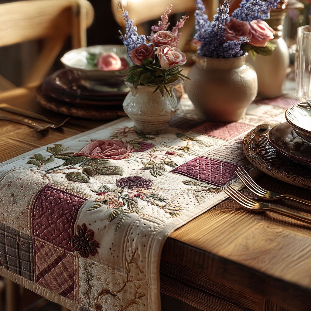 Cottage Bloom Harmony Table Runner