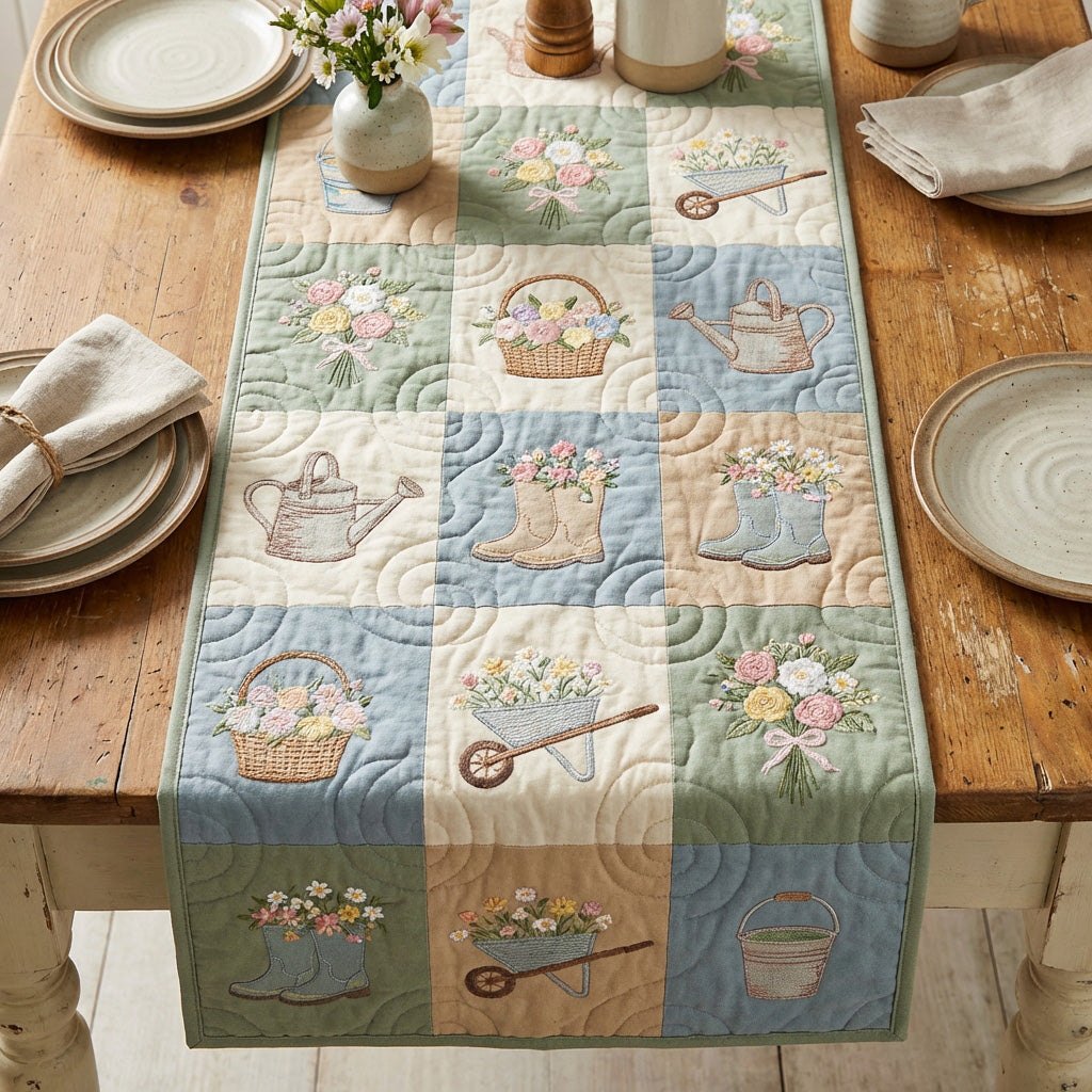 Cottage Garden Table Runner