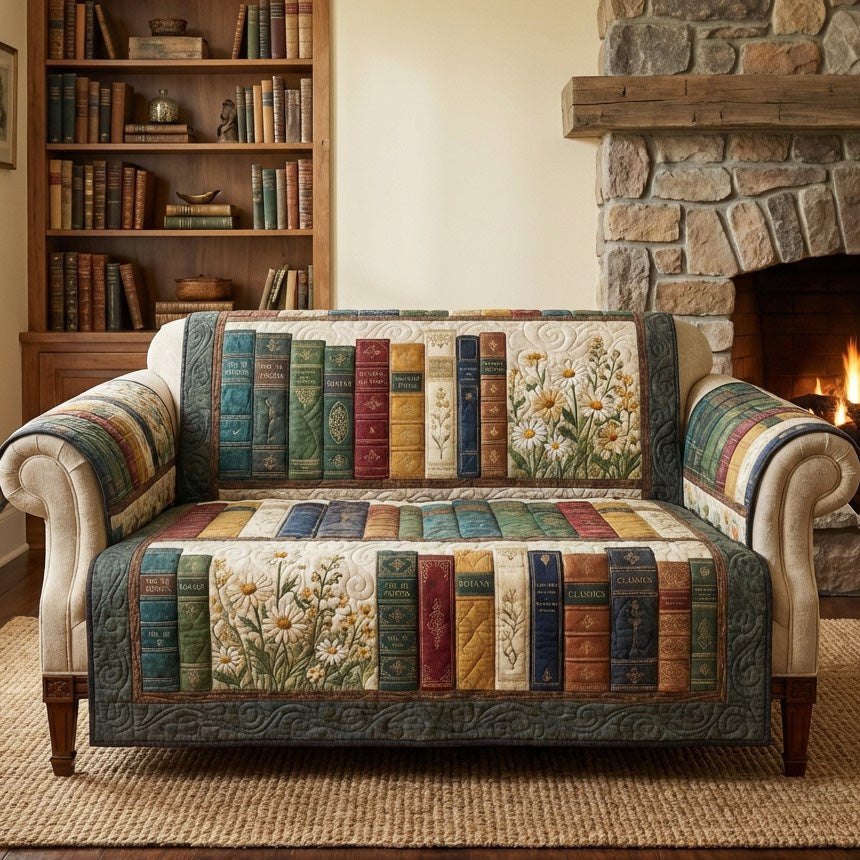Cottage Library Sofa Cover