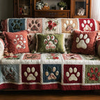 Cottage Rose Paws Sofa Cover