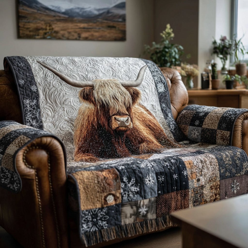 Couchland Highland Cow Sofa Cover