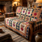 Country Beets Sofa Cover