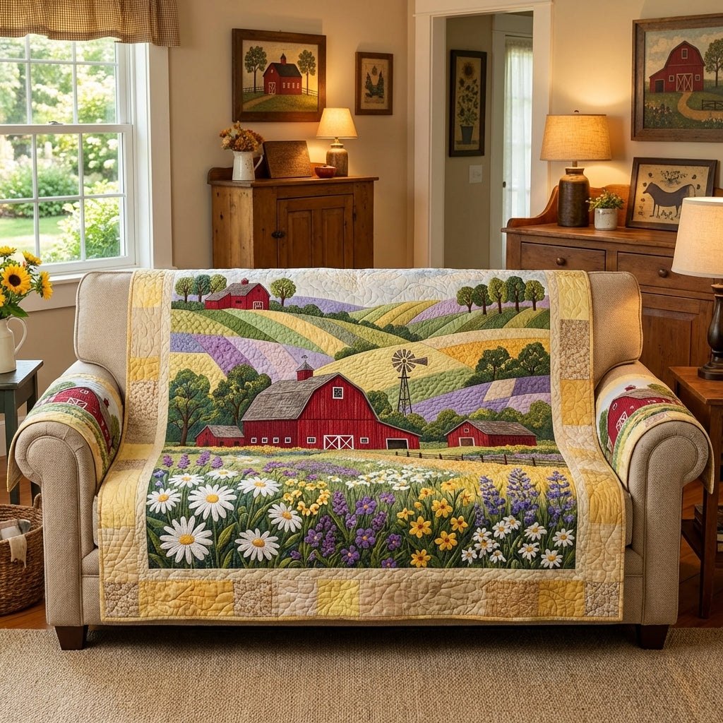 Country Farm Sofa Cover