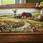 Country Fresh Blooms Table Runner