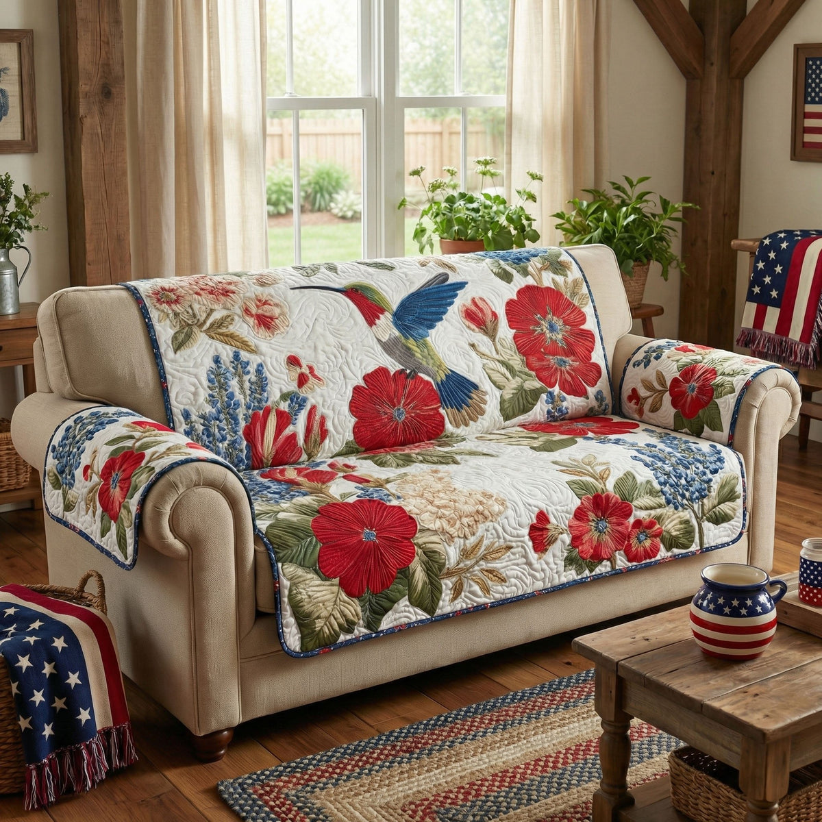 Country Garden Wings Sofa Cover