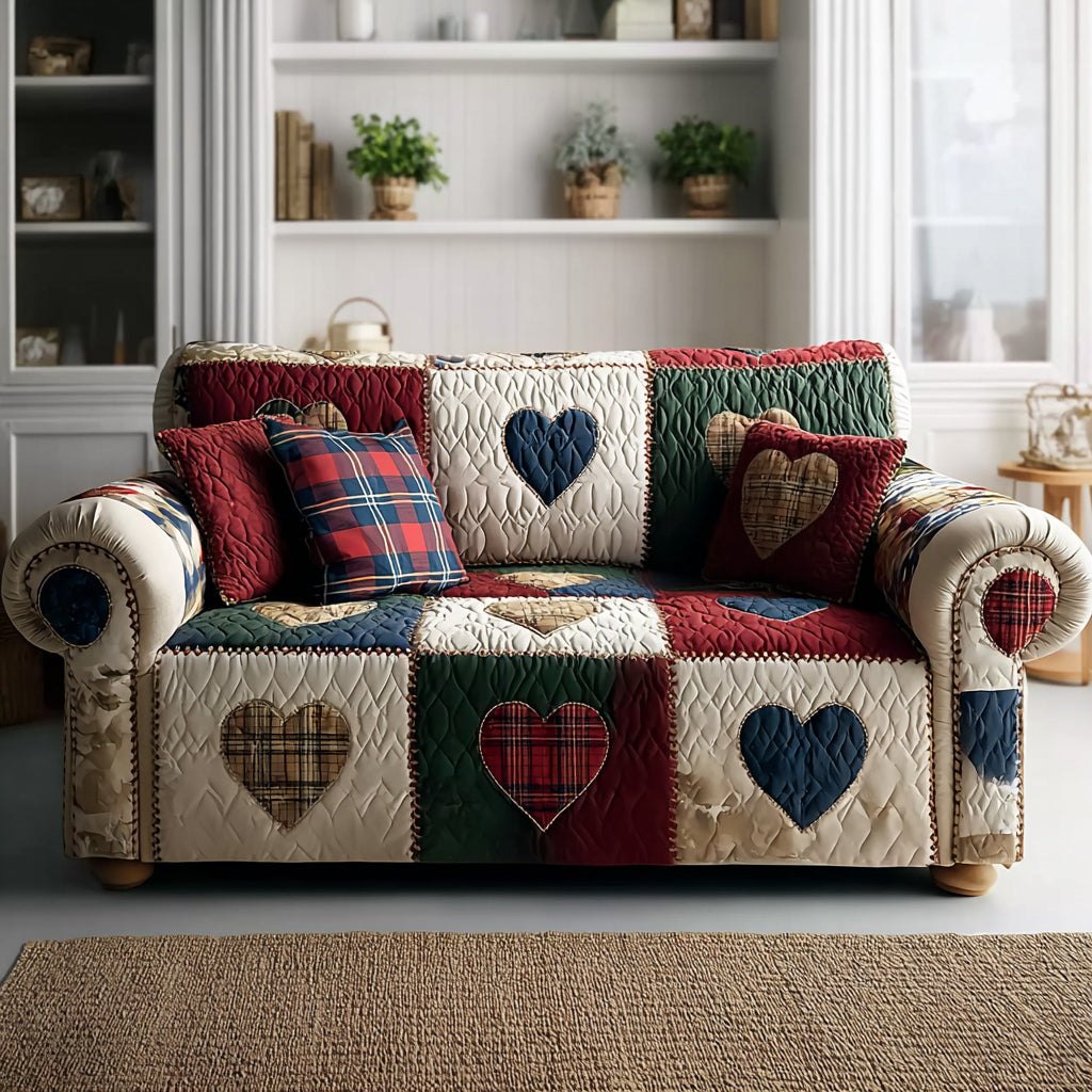 Country Heart Comfort Sofa Cover
