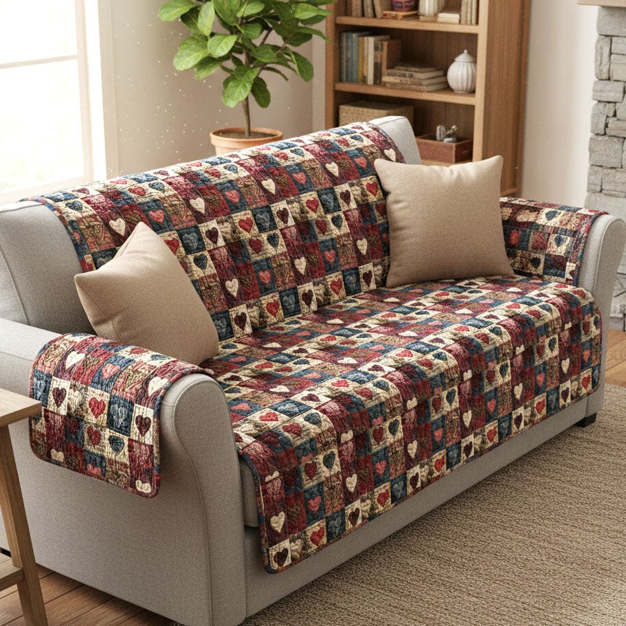 Country Mosaic Sofa Cover