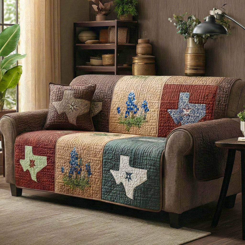 Country Patch Sofa Cover