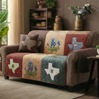 Country Patch Sofa Cover
