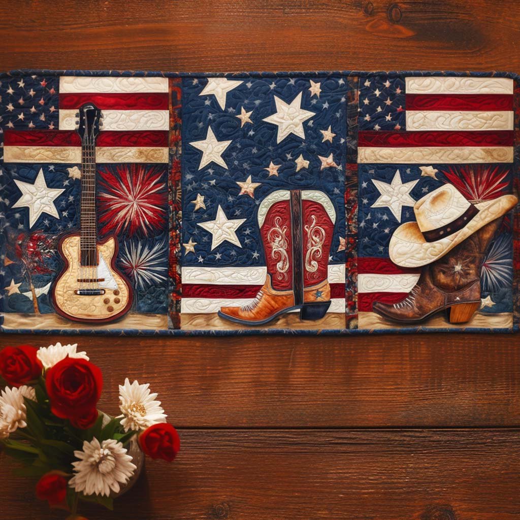 Country Pride Trio Table Runner