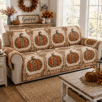 Country Pumpkin Harvest Sofa Cover