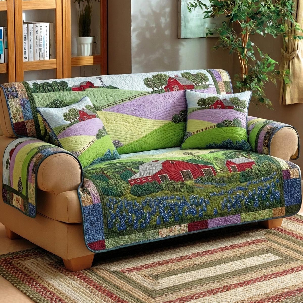 Country Spring Sofa Cover