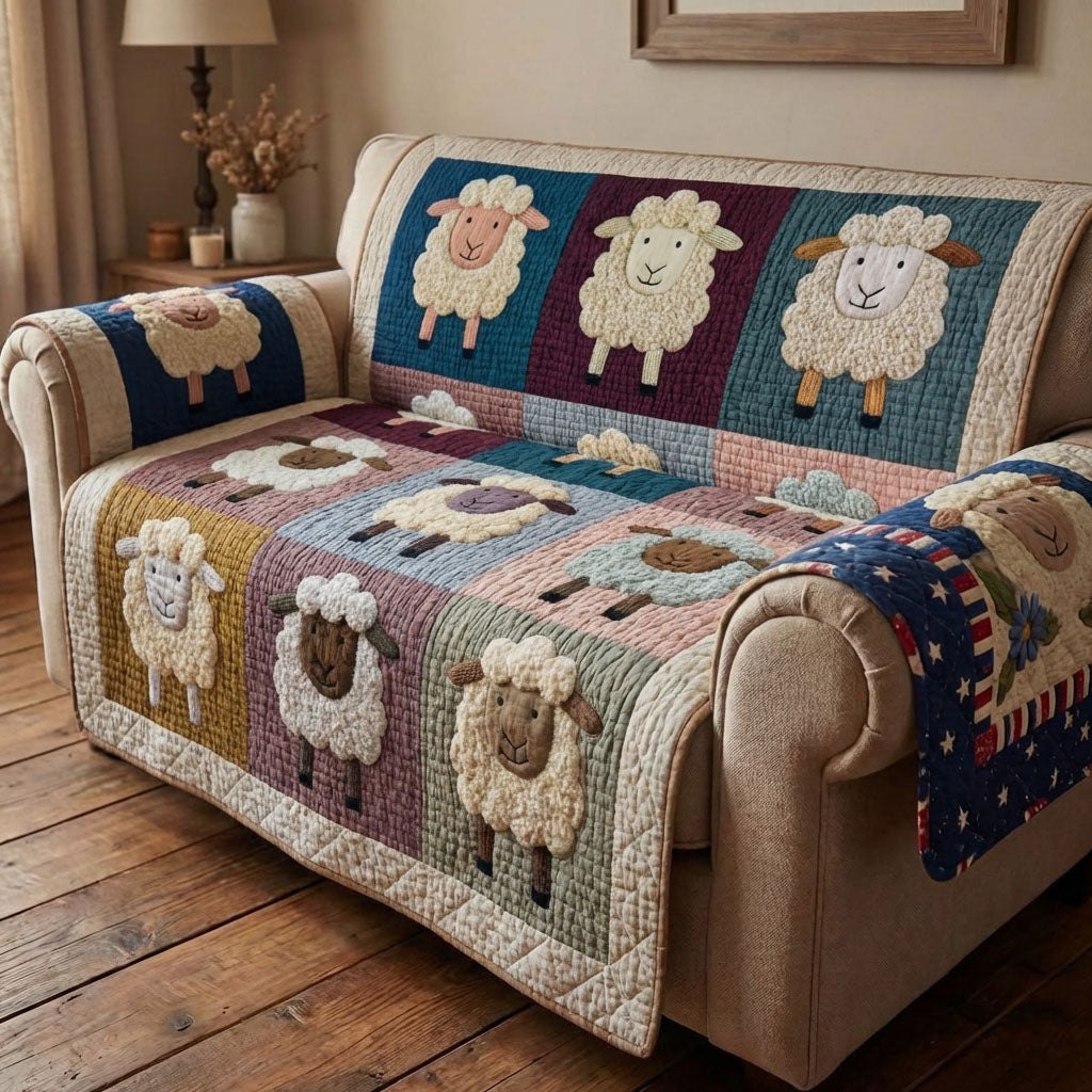 Country Wool Sofa Cover