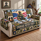 Courage Never Fades Sofa Cover