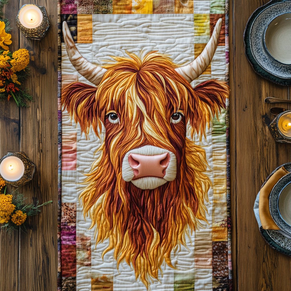 Cow Comfort Table Runner