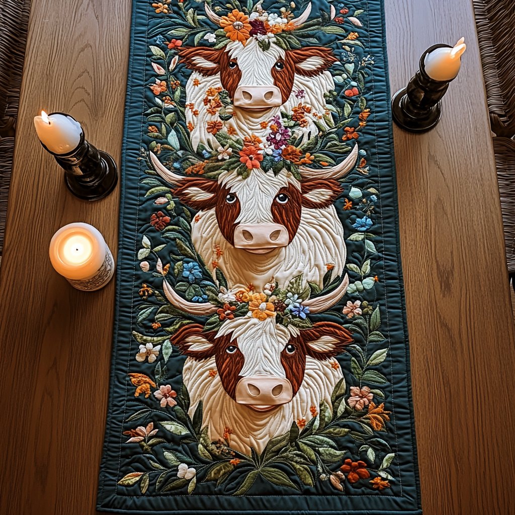 Cow Couture Table Runner