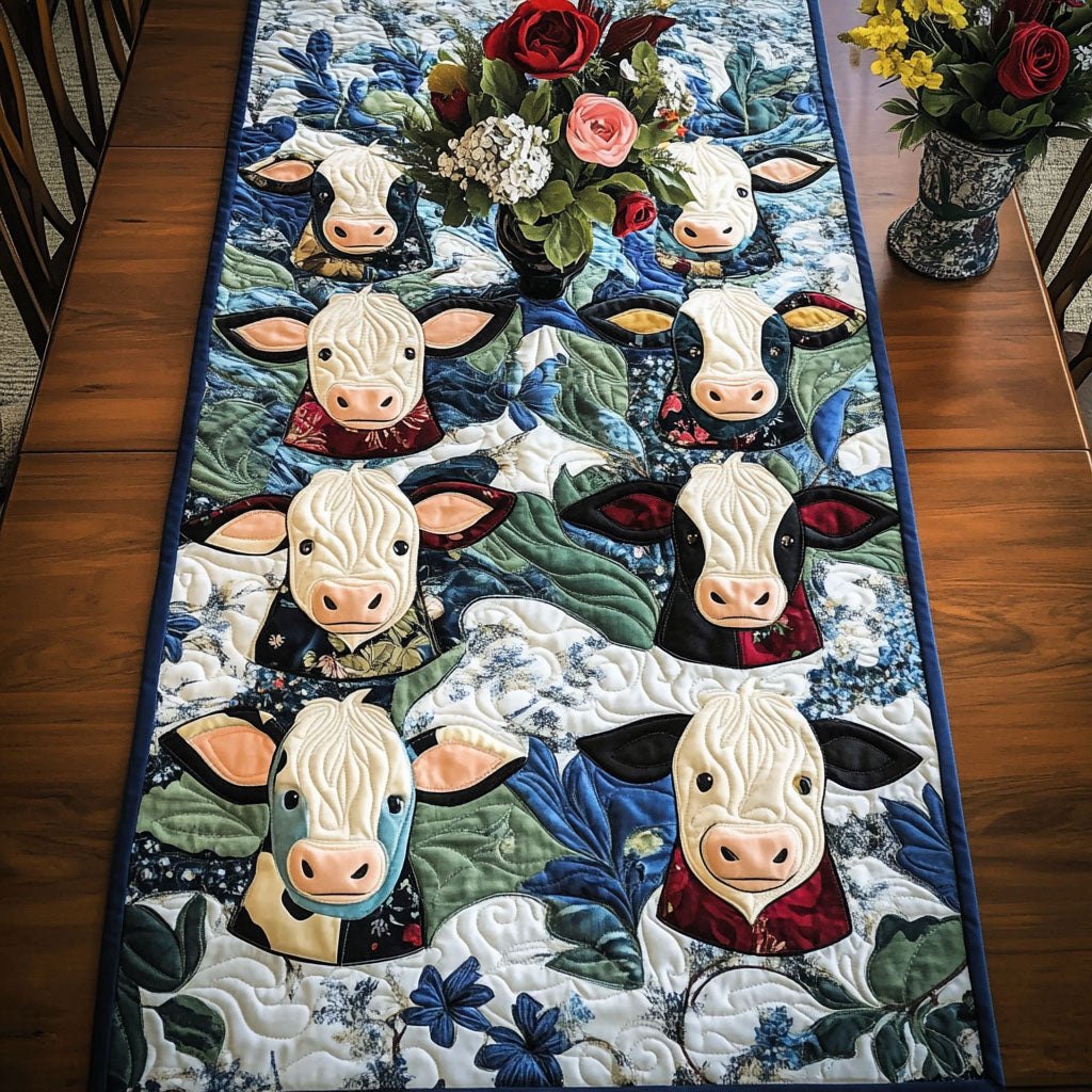 Cow Parade Table Runner