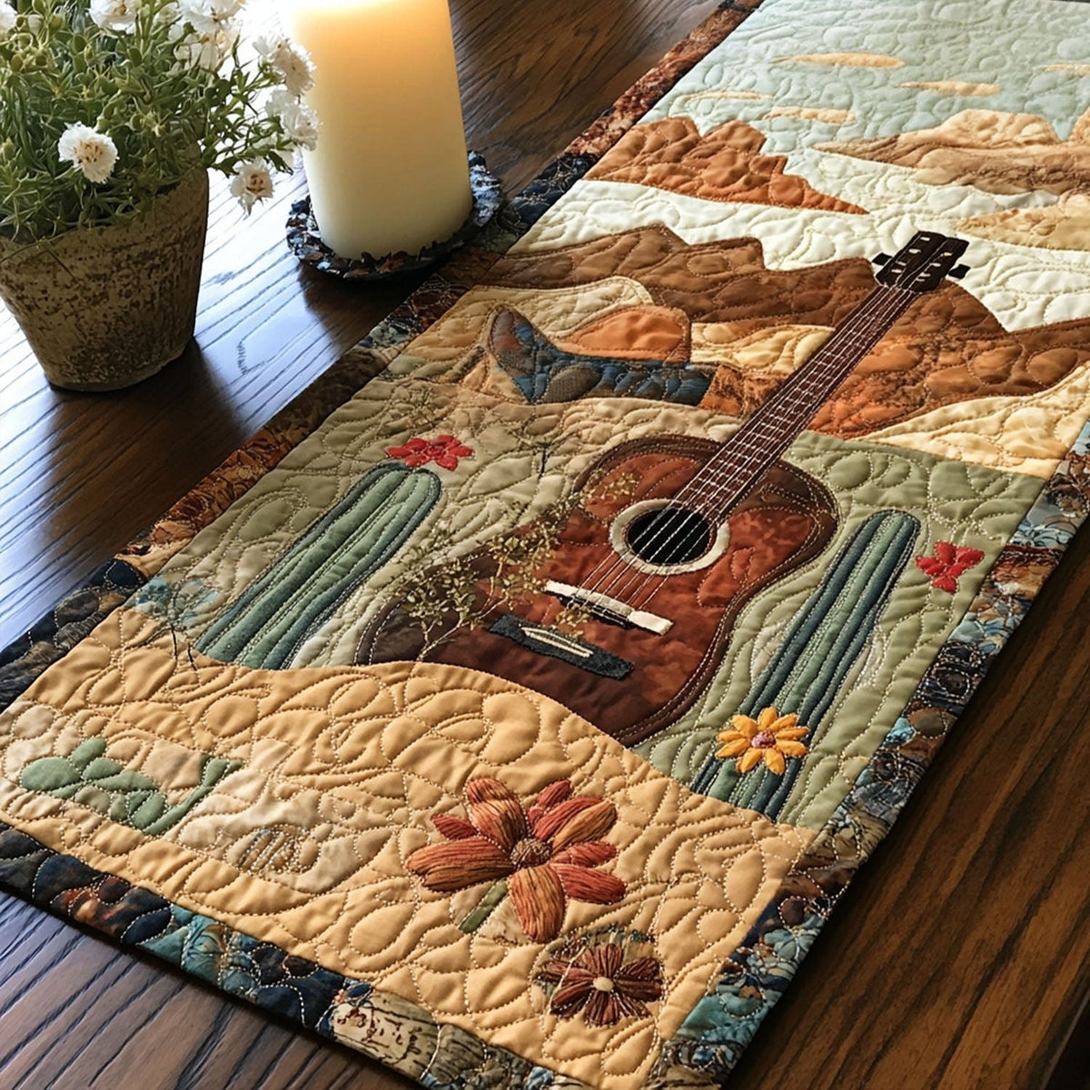 Cowboy Chords Table Runner
