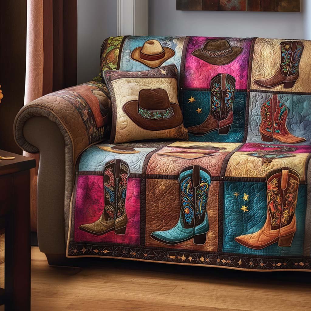 Cowboy Code Sofa Cover