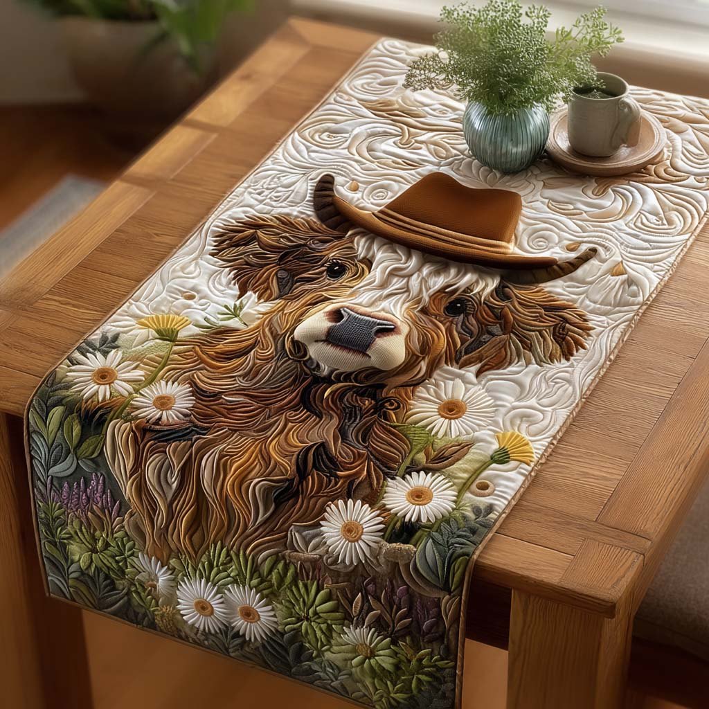 Cowboy Highland Table Runner