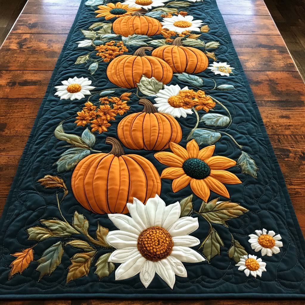 Cozy Autumn Trail Table Runner