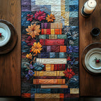 Cozy Book Haven Table Runner