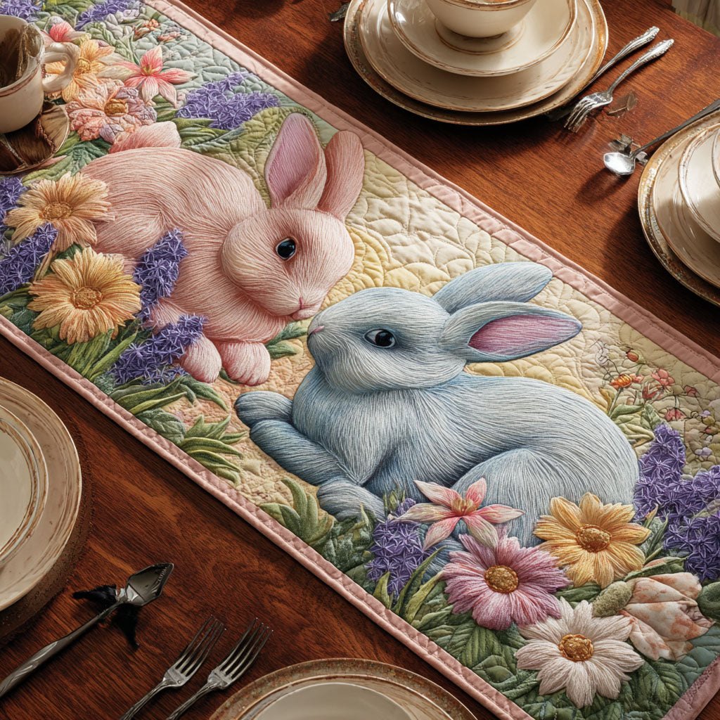 Cozy Bunny Table Runner