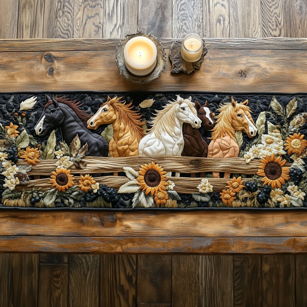 Cozy Canter Table Runner