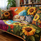 Cozy Cat Tales Sofa Cover