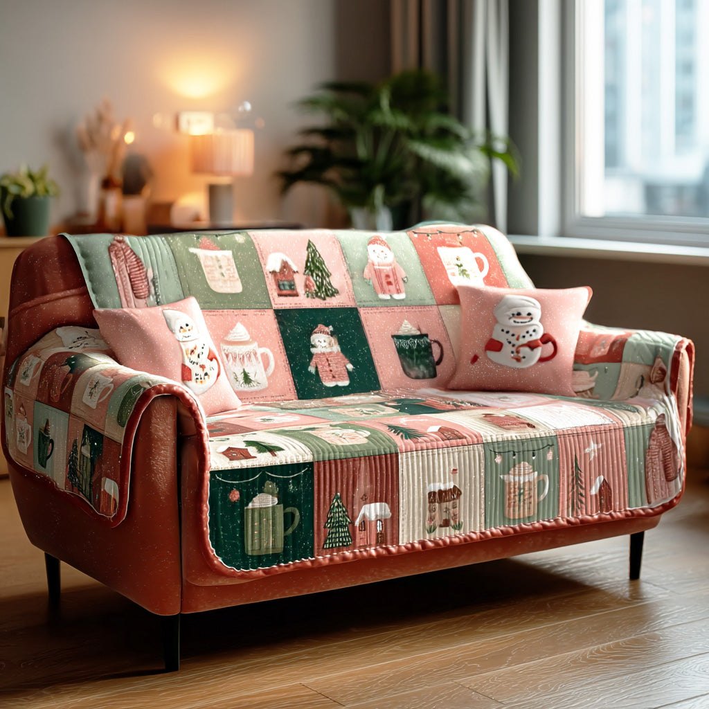 Cozy Christmas Cheer Sofa Cover