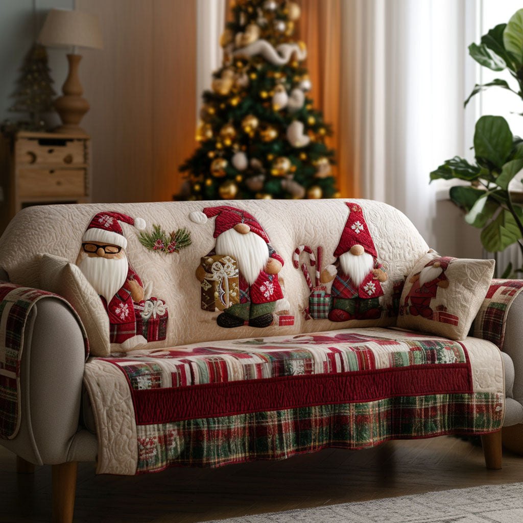 Cozy Christmas Companions Sofa Cover
