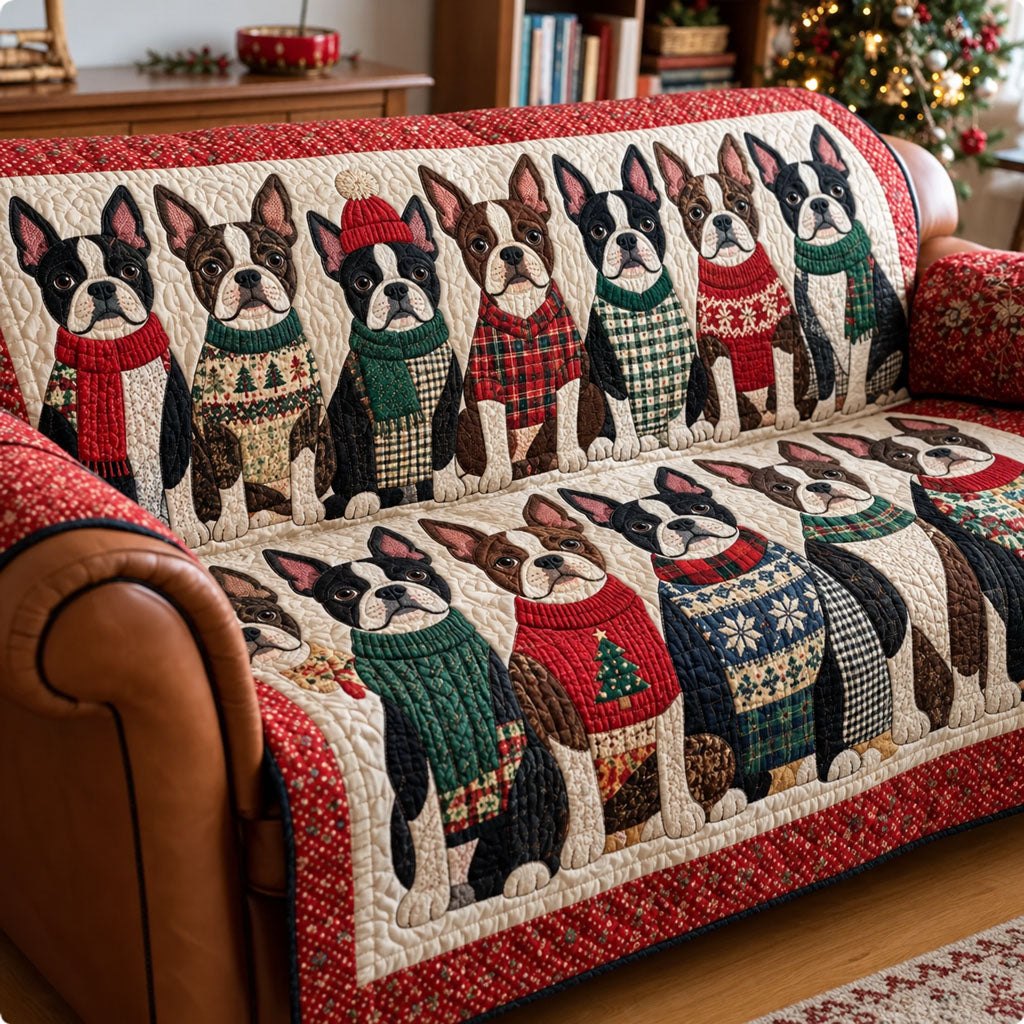 Cozy Christmas Cuddle Sofa Cover