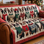 Cozy Christmas Cuddle Sofa Cover