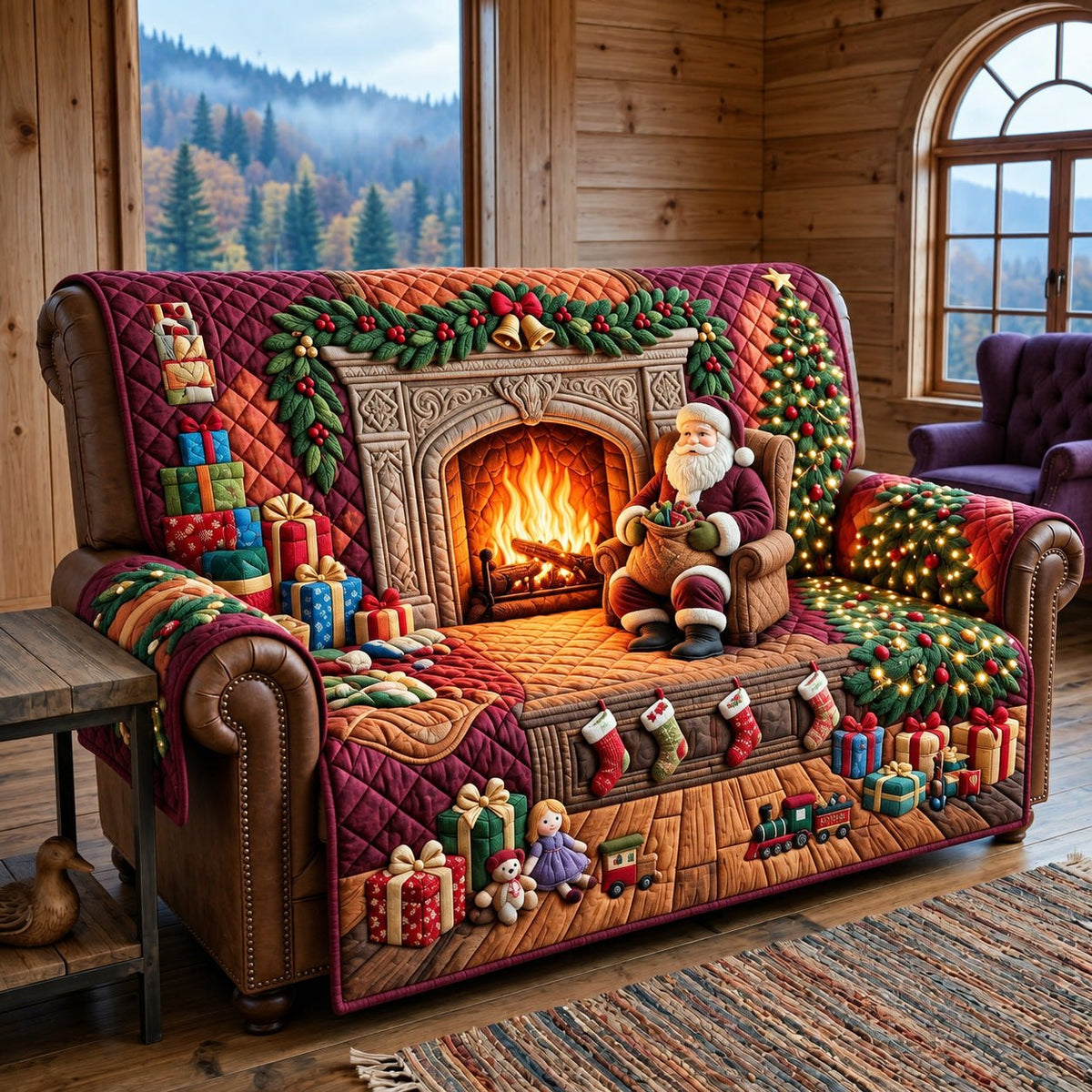 Cozy Christmas Sofa Cover