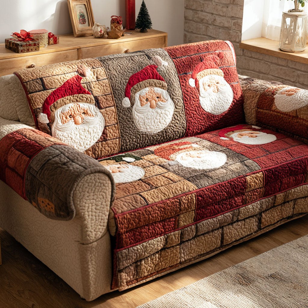 Cozy Claus Sofa Cover