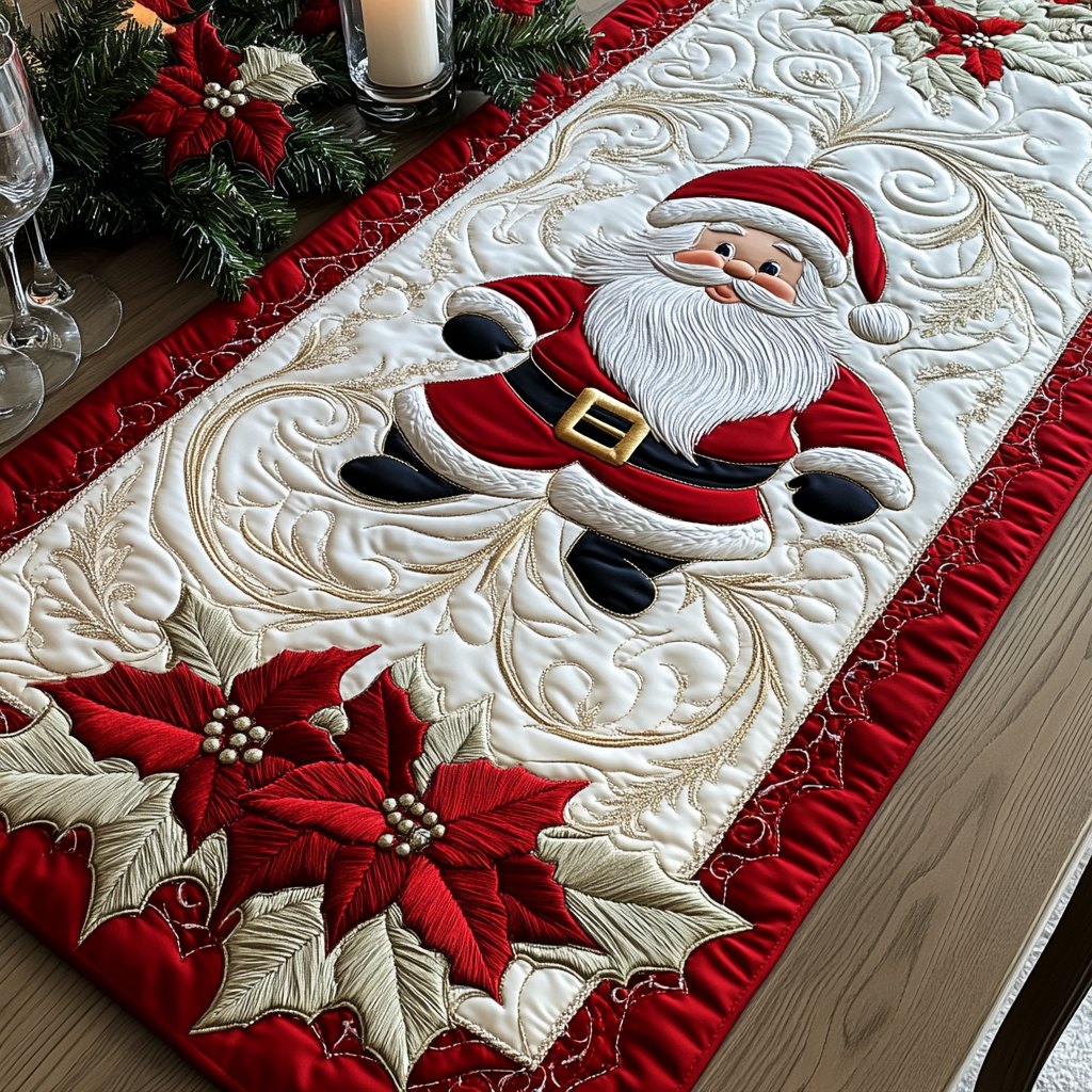 Cozy Claus Table Runner