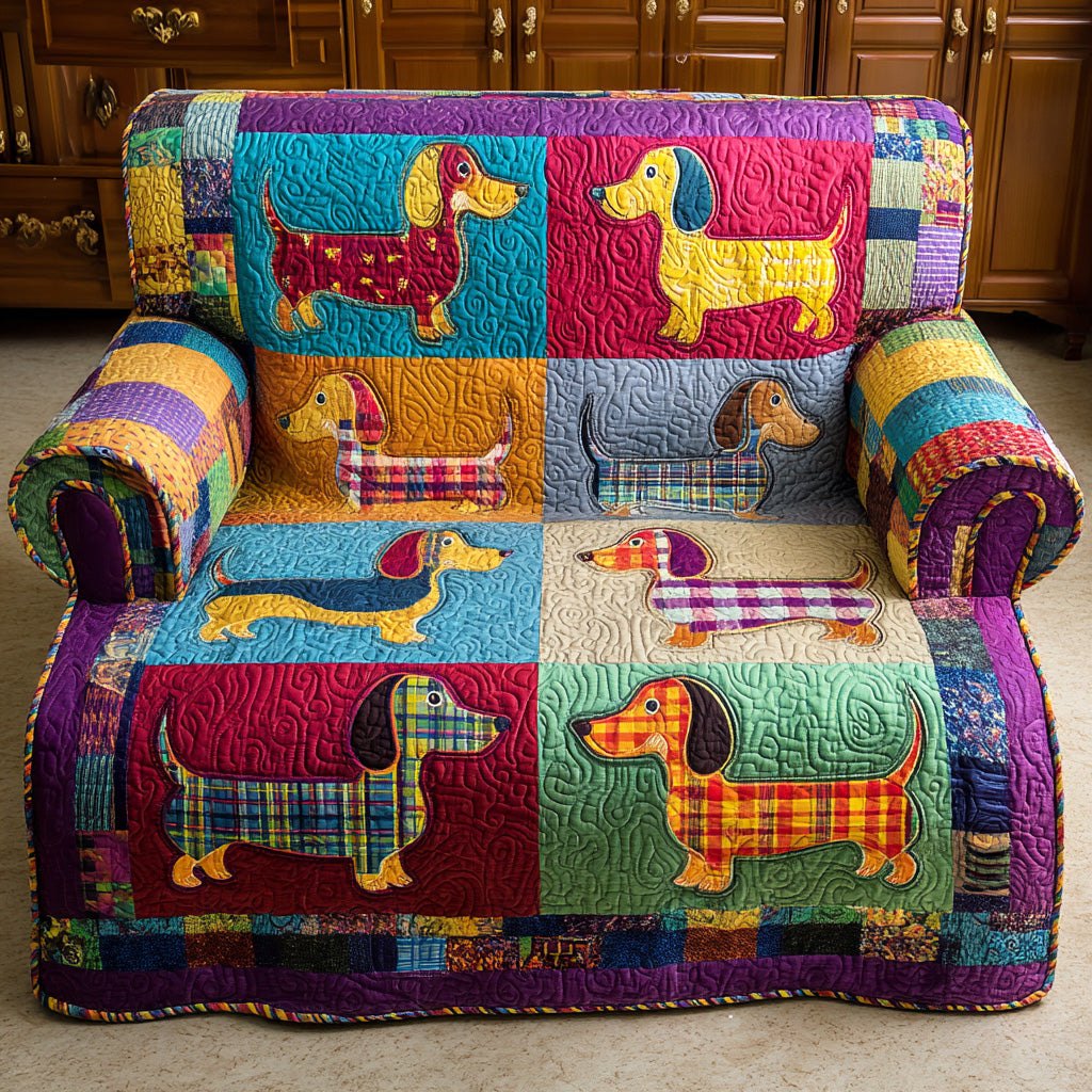 Cozy Dachshund Sofa Cover