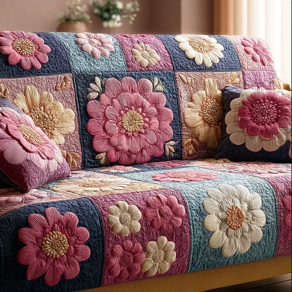 Cozy Daisy Sofa Cover