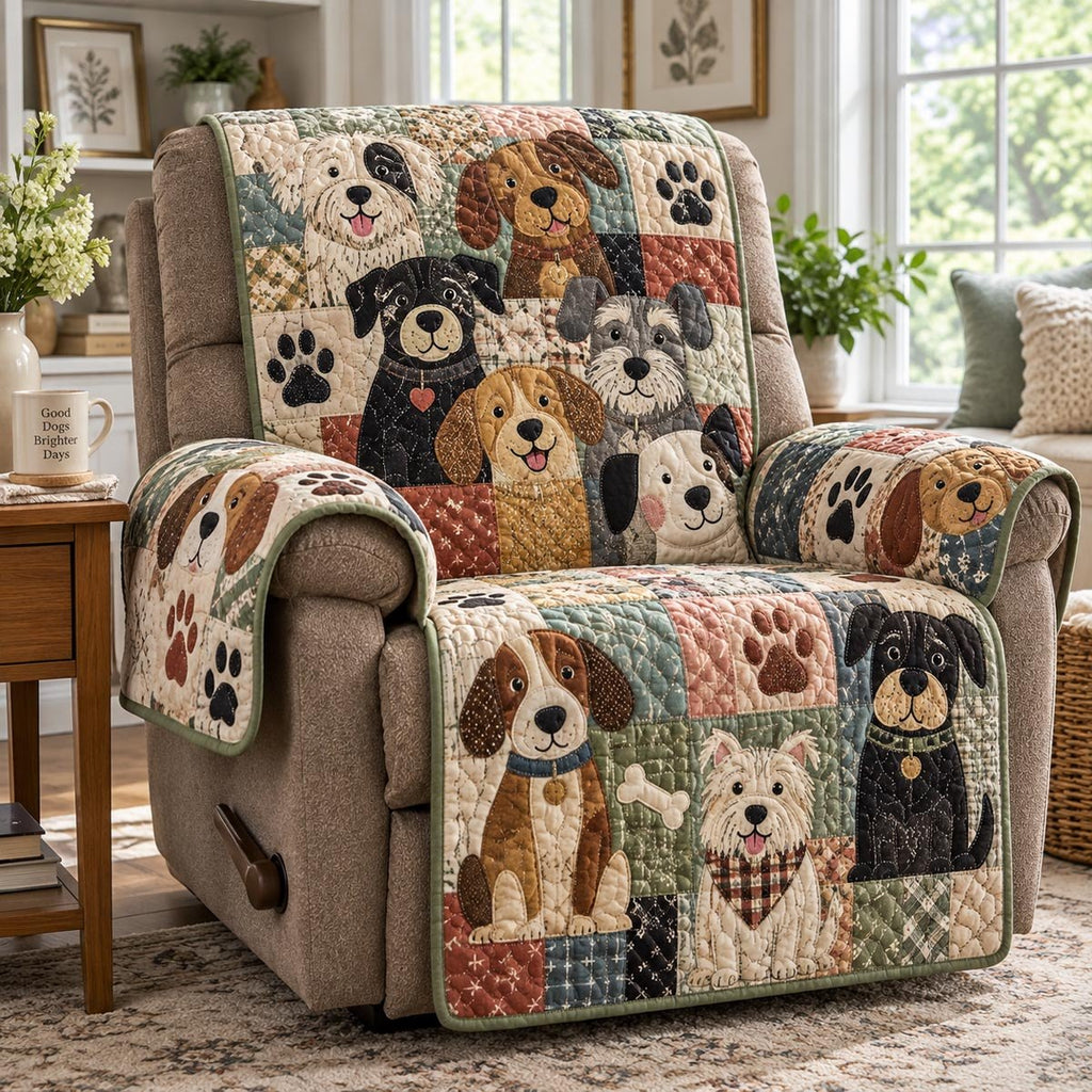 Cozy Dog Patchwork Sofa Cover